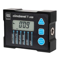 Brown Sharpe TESA 05330203 Digital CLINOBEVEL Electronic Inclinometer 1 USB