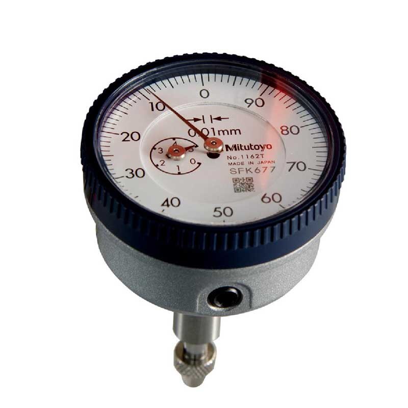 Mitutoyo 1162A Back Plunger Dial Indicator Series 1 5mm/1mm 1000 Dial