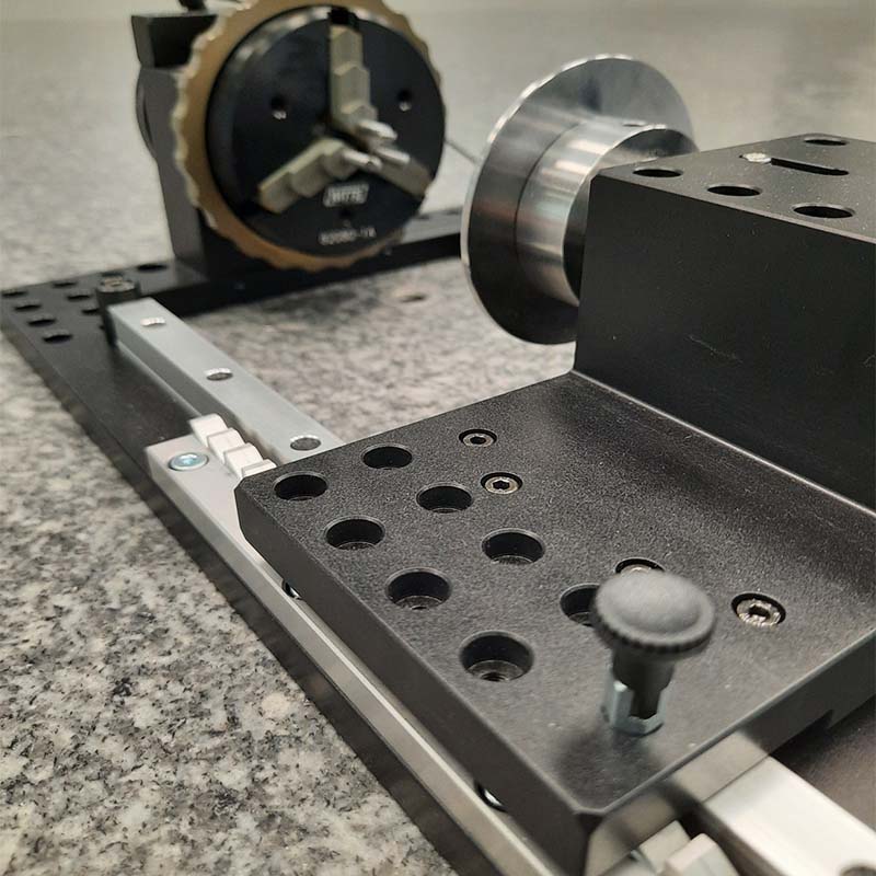 Optical Combination Measurement Fixture for Turned Parts