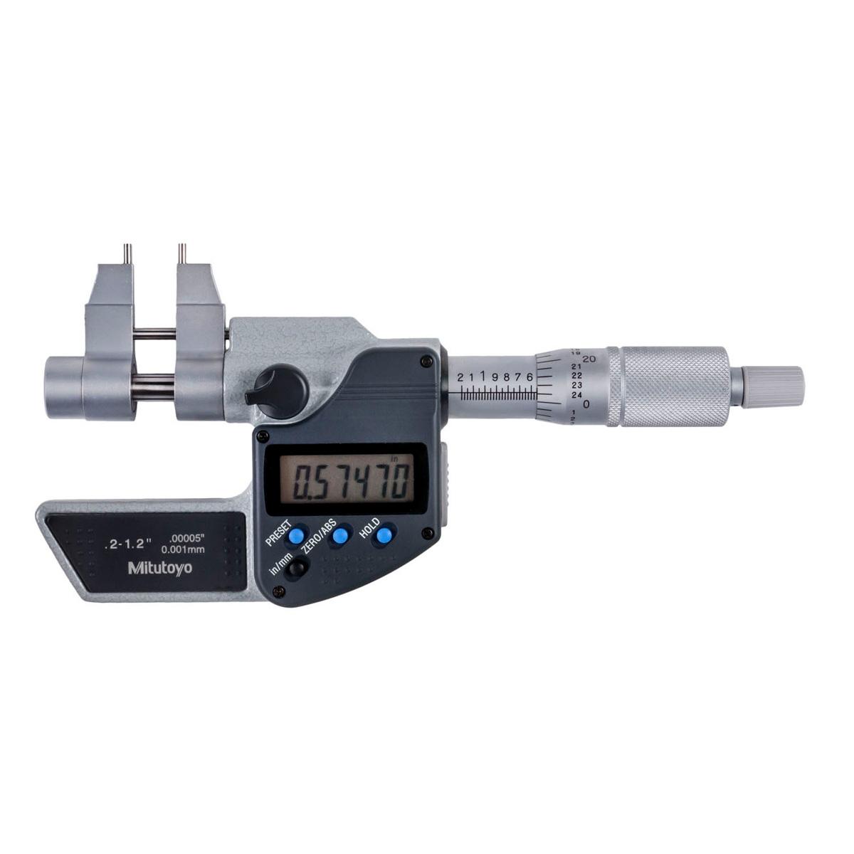 Mitutoyo 345-350-30 Digimatic Micrometer .2-1.2
