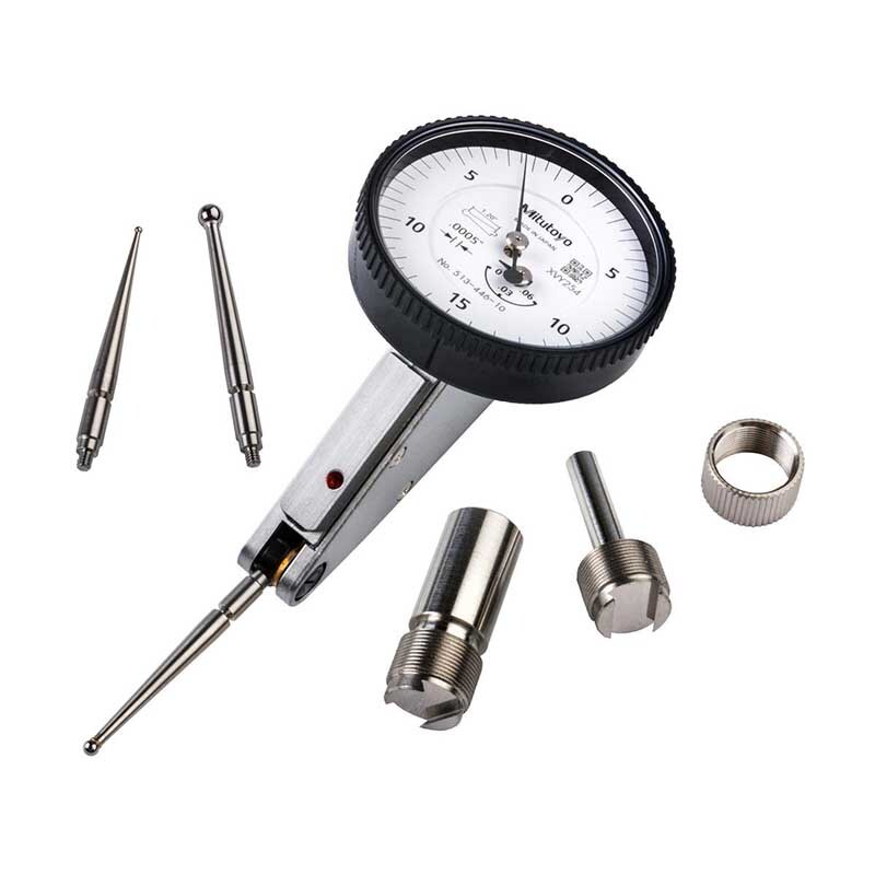 Dial Test Indicator,Hori,0 to 0.016 In MITUTOYO 513-443-10A 