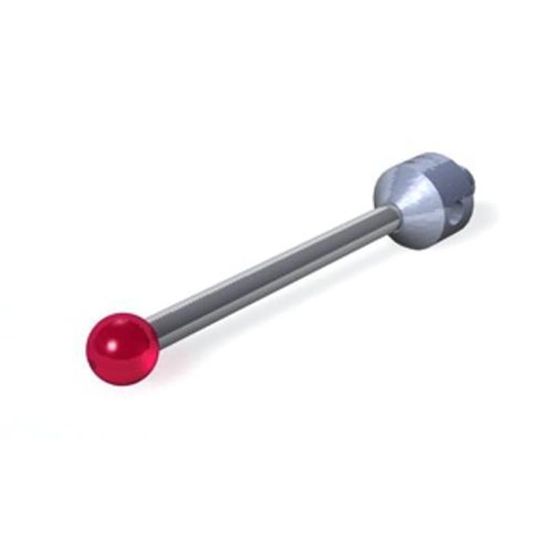 626120-0151-000, Ø 2.5 mm M5, Stylus straight, ruby sphere