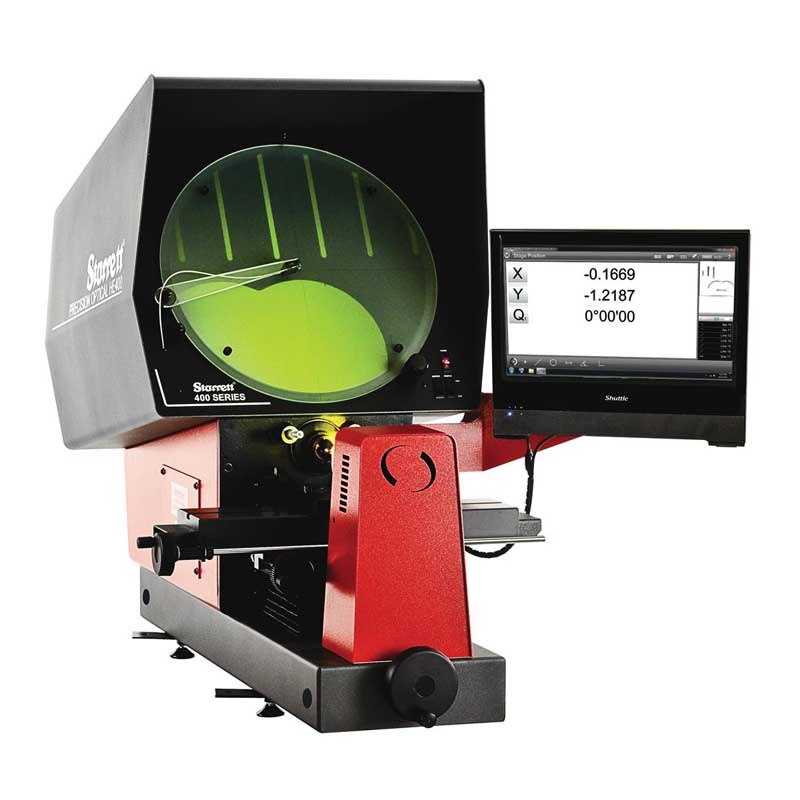 Horizontal Bench Optical Measuring Projector MetLogix MX200 with 10X