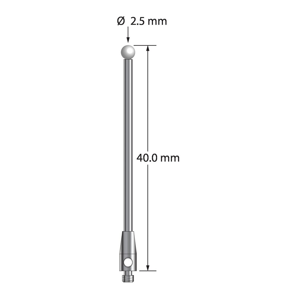お歳暮ならオンライン Zirconia mm 2.5 M2 TM2-2540-Z tipped, L Stylus, Cylinder アメコミ