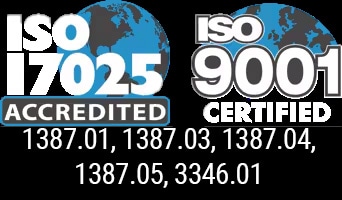 ISO 17025 Accredited | ISO 9001 Certified