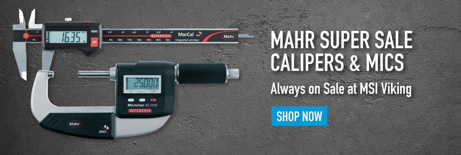 Mahr Calipers and Micrometers on Sale