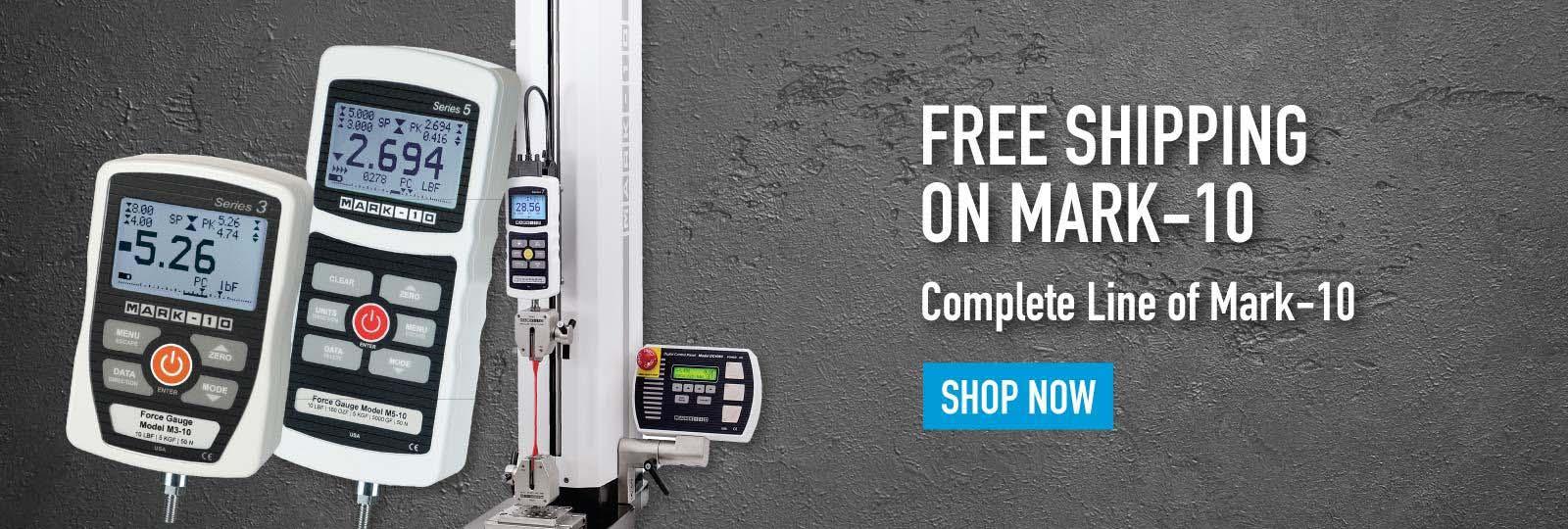 Free Shipping On Mark-10 Force Products